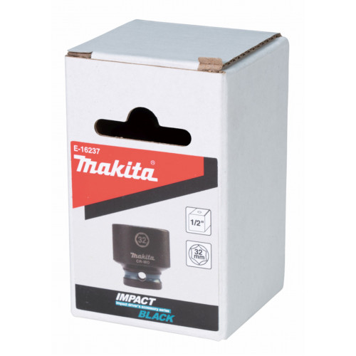 Makita E-16237 dugókulcs 1/2", szögletes, IMPACT BLACK, 32mm